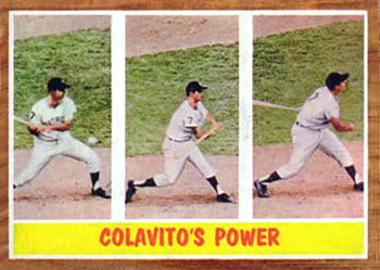 1962 Topps      314     Colavito s Power (Rocky Colavito)